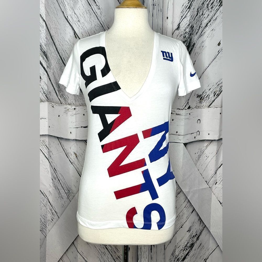 Nike x NFL NY Giants V-Neck Tee M